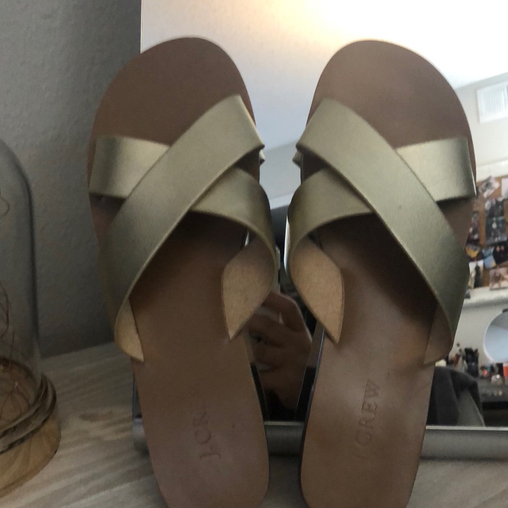 Jcrew flat sandals